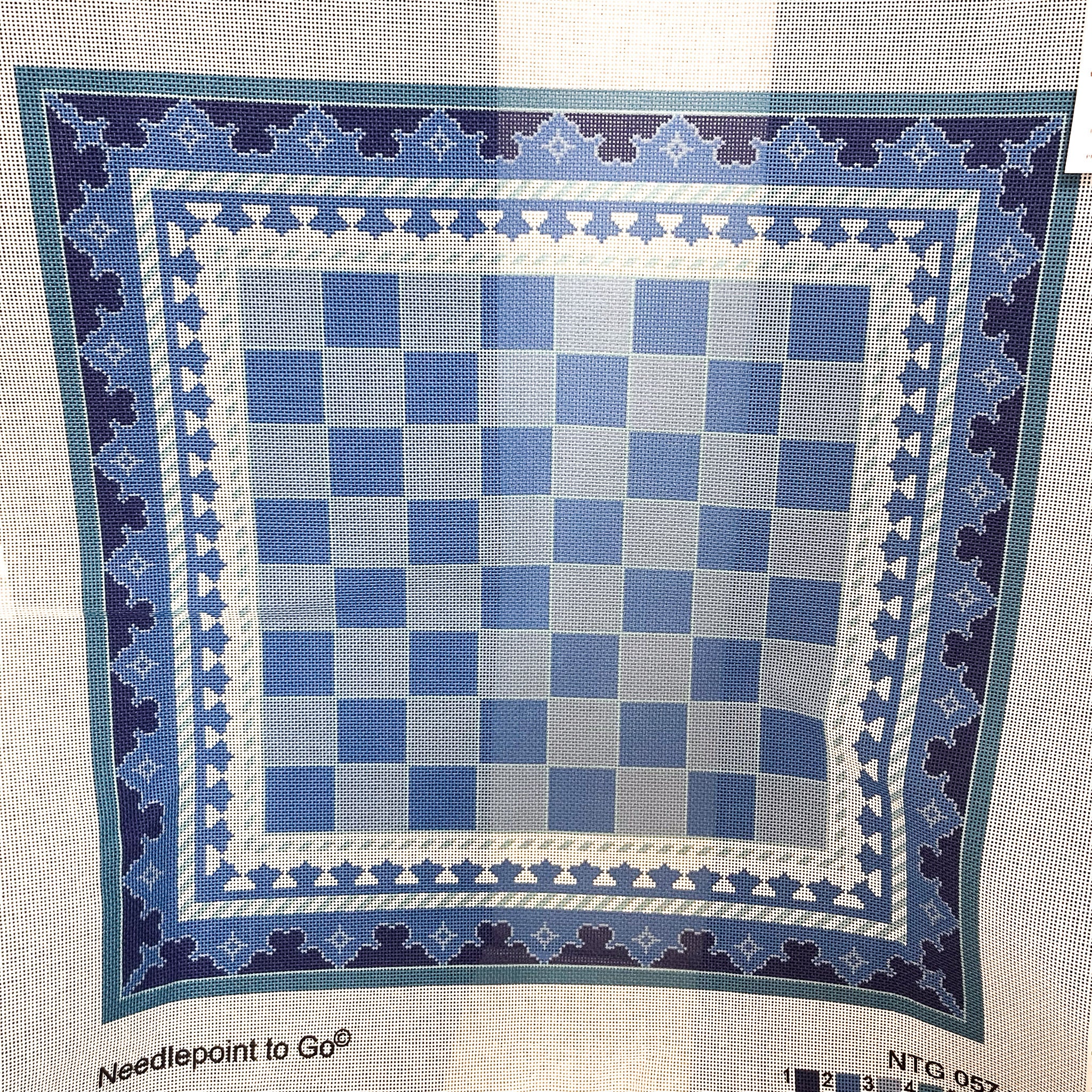 Checker/Chess Board (Includes Fibers) | Knot the Point Needleworks